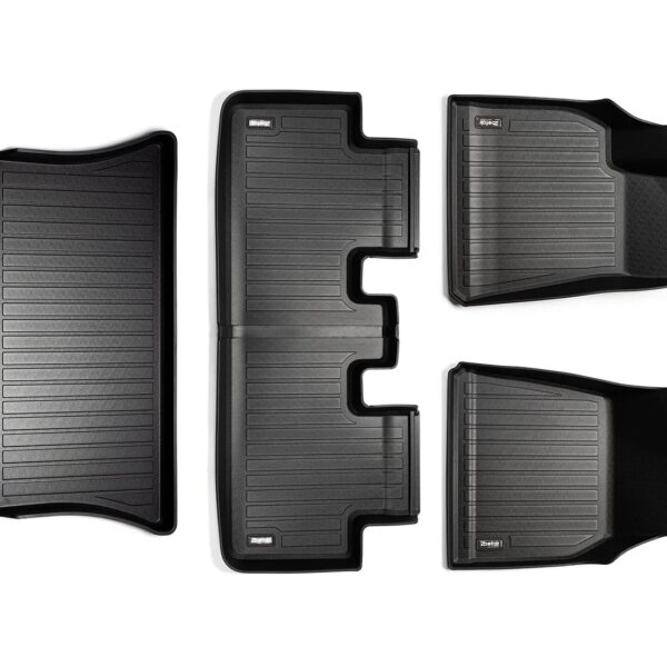 legassi Complete Rubber Floor Mat Set for Model Y – All-Weather Interior Protection